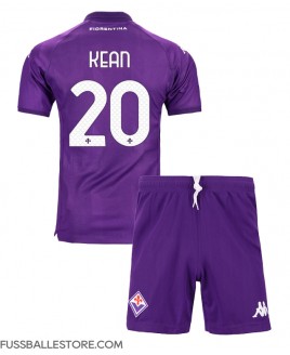 Günstige Fiorentina Moise Kean #20 Heimtrikotsatz Kinder 2024-25 Kurzarm (+ Kurze Hosen)